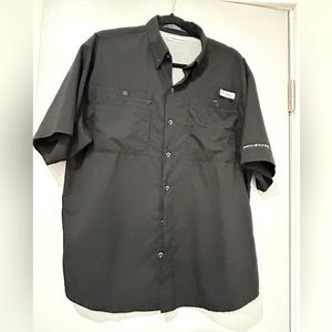 Columbia PFG Tamiami Black Short Sleeve Shirt